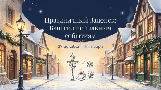 Программа мероприятий и график работы организаций с 27 декабря по 11 января